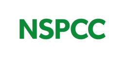 NSPCC logo: Green "NSPCC" text on a solid white background.